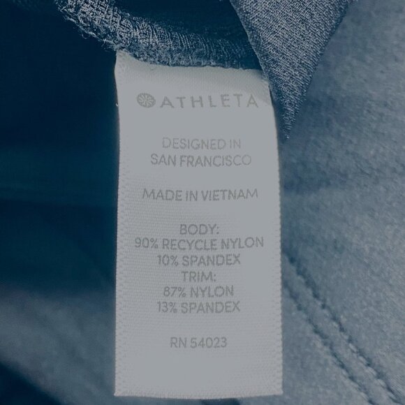 Athleta Hiking Black Zip Nylon Wander Stash Skinny Stretch Pants Women Size 6 - Picture 7 of 9